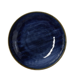 plate deep Ø 250 mm VIDA DARK OCEAN porcelain blue product photo