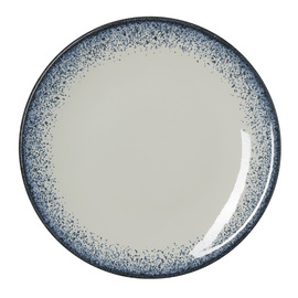 plate flat Ø 300 mm VIDA MARINA porcelain blue white product photo