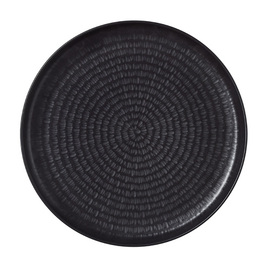 plate flat Ø 270 mm NOVA ASH porcelain black product photo