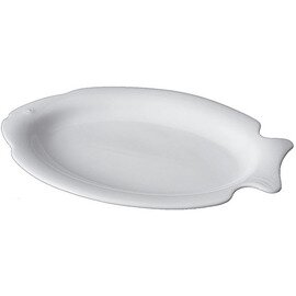 fish plate porcelain white oval | 320 mm  x 210 mm product photo