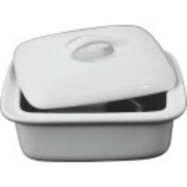 butter dish porcelain with lid product photo