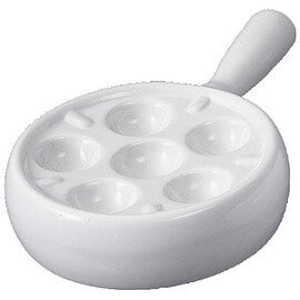 snail pan porcelain white  Ø 120 mm | 6 compartments product photo