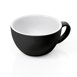 cappuccino cup ITALIA BLACK porcelain 280 ml product photo