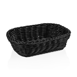 table basket PP black rectangular | 265 mm x 190 mm H 70 mm product photo