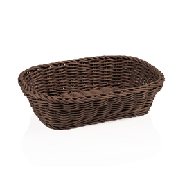 table basket PP dark brown rectangular | 265 mm x 190 mm H 70 mm product photo