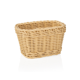 table basket PP beige rectangular | 170 mm x 110 mm H 90 mm product photo