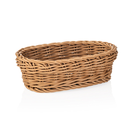 table basket PP brown oval | 190 mm x 120 mm H 60 mm product photo