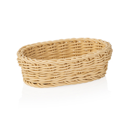 table basket PP beige oval | 190 mm x 120 mm H 60 mm product photo