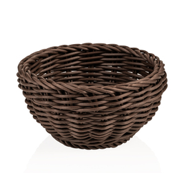 table basket PP dark brown round Ø 160 mm H 80 mm product photo
