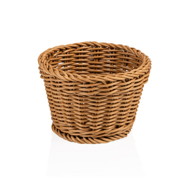 table basket PP brown round Ø 130 mm H 100 mm product photo
