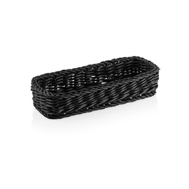 cutlery basket PP black | 270 mm x 100 mm H 50 mm product photo