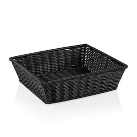 GN basket GN 2/3 PP black H 100 mm product photo