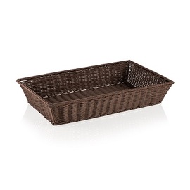 GN basket GN 1/1 PP dark brown H 100 mm product photo