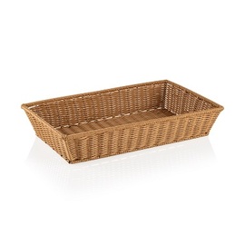 GN basket GN 1/1 PP brown H 100 mm product photo