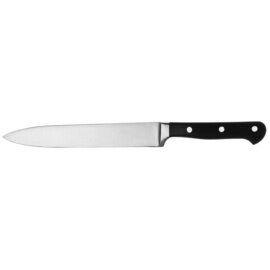 carving knife M 6100 smooth cut  | riveted | black | blade length 16 cm product photo