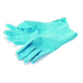 household gloves L latex blue | 1 pair product photo