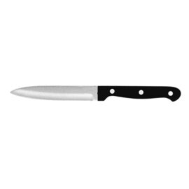 larding knife M 6500 smooth cut  | riveted | black | blade length 12 cm product photo