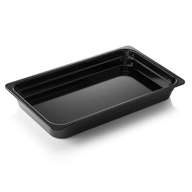 gastronorm container GN 1/1 | GN 65 BLACK | melamine black H 65 mm product photo