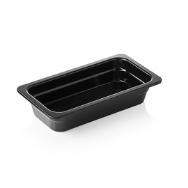gastronorm container GN 1/3 | GN 65 BLACK | melamine black H 65 mm product photo