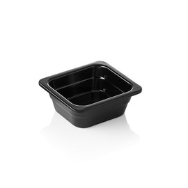 gastronorm container GN 1/6 | GN 65 BLACK | melamine black H 65 mm product photo