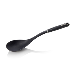 serving spoon plastic black L 360 mm product photo
