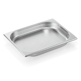 gastronorm container GN 1/2 x 40 mm perforated bottom | GN 71 stainless steel product photo