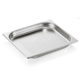 gastronorm container GN 2/3 x 40 mm perforated bottom | GN 71 stainless steel product photo