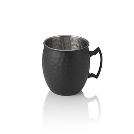 moscow mule mug NOCTURN black | 500 ml Ø 90 mm H 100 mm embossed product photo