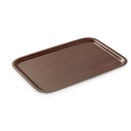 tray wood brown melamine coated | rectangular 450 mm  x 340 mm product photo