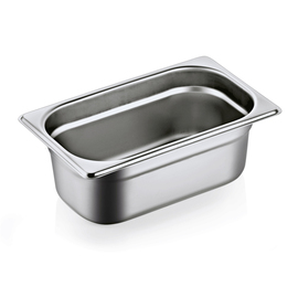 gastronorm container GN 1/4 x 100 mm | 2.8 ltr | stainless steel GN 90 product photo