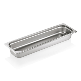 gastronorm container GN 2/4 x 65 mm | 3.6 ltr | stainless steel GN 90 product photo