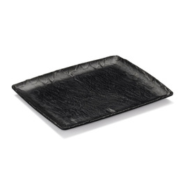 buffet plate GN 1/2 Q SQUARED black 325 mm x 265 mm H 25 mm product photo
