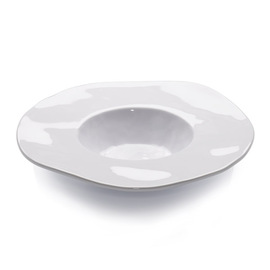 pasta plate Ruffle Q SQUARED white deep Ø 305 mm product photo