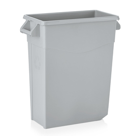 waste container 65 ltr plastic grey  L 290 mm  B 585 mm  H 670 mm product photo