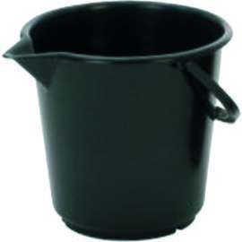 bucket with graduated scale with spout plastic black 17 ltr  Ø 340 mm  H 315 mm product photo