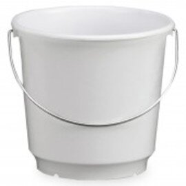 bucket with graduated scale plastic white 15 ltr  Ø 340 mm  H 300 mm product photo
