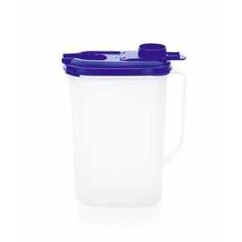 CLEARANCE | refrigerator pot plastic polypropylene with lid blue 2000 ml H 240 mm product photo