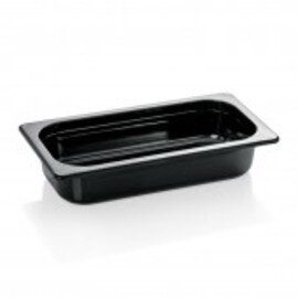 gastronorm container GN 2/4  x 65 mm GN 93 plastic black product photo