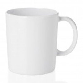 mug white melamine 350 ml Ø 85 mm  H 95 mm product photo