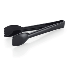 salad tongs | serving tongs plastic polycarbonate black  L 230 mm product photo