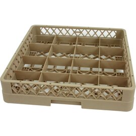 glass basket beige|brown 500 x 500 mm  H 180 mm | 9 compartments 155 x 155 mm  H 168 mm product photo
