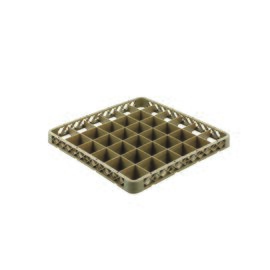 glass basket beige|brown 500 x 500 mm  H 140 mm | 36 compartments 74 x 74 mm  H 128 mm product photo  S