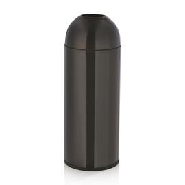 garbage cans stainless steel | black | 30 ltr | Ø 320 mm H 830 mm product photo