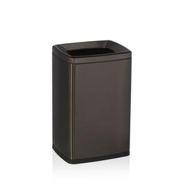 waste container stainless steel | black | 20 ltr | 320 mm x 265 mm H 480 mm product photo