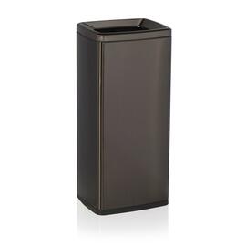 waste container stainless steel | black | 30 ltr | 320 mm x 265 mm H 700 mm product photo