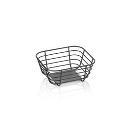 GN buffet basket Steelnest  | GN 1/6 black H 80 mm product photo