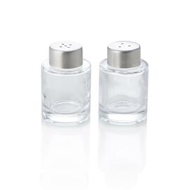 salt shaker|pepper shaker glass stainless steel Ø 40 mm H 60 mm product photo