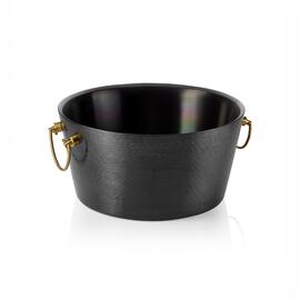 champagne cooler stainless steel black | double-walled | 9 ltr Ø 340 mm H 170 mm product photo
