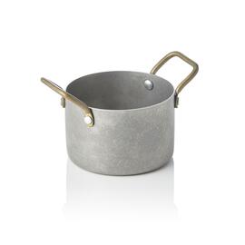 serving pot STEEL & STYLE stainless steel | vintage silver 310 ml Ø 90 mm H 60 mm product photo
