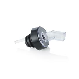 pourer plastic transparent | with ventilation pipe | with strainer L 80 mm product photo